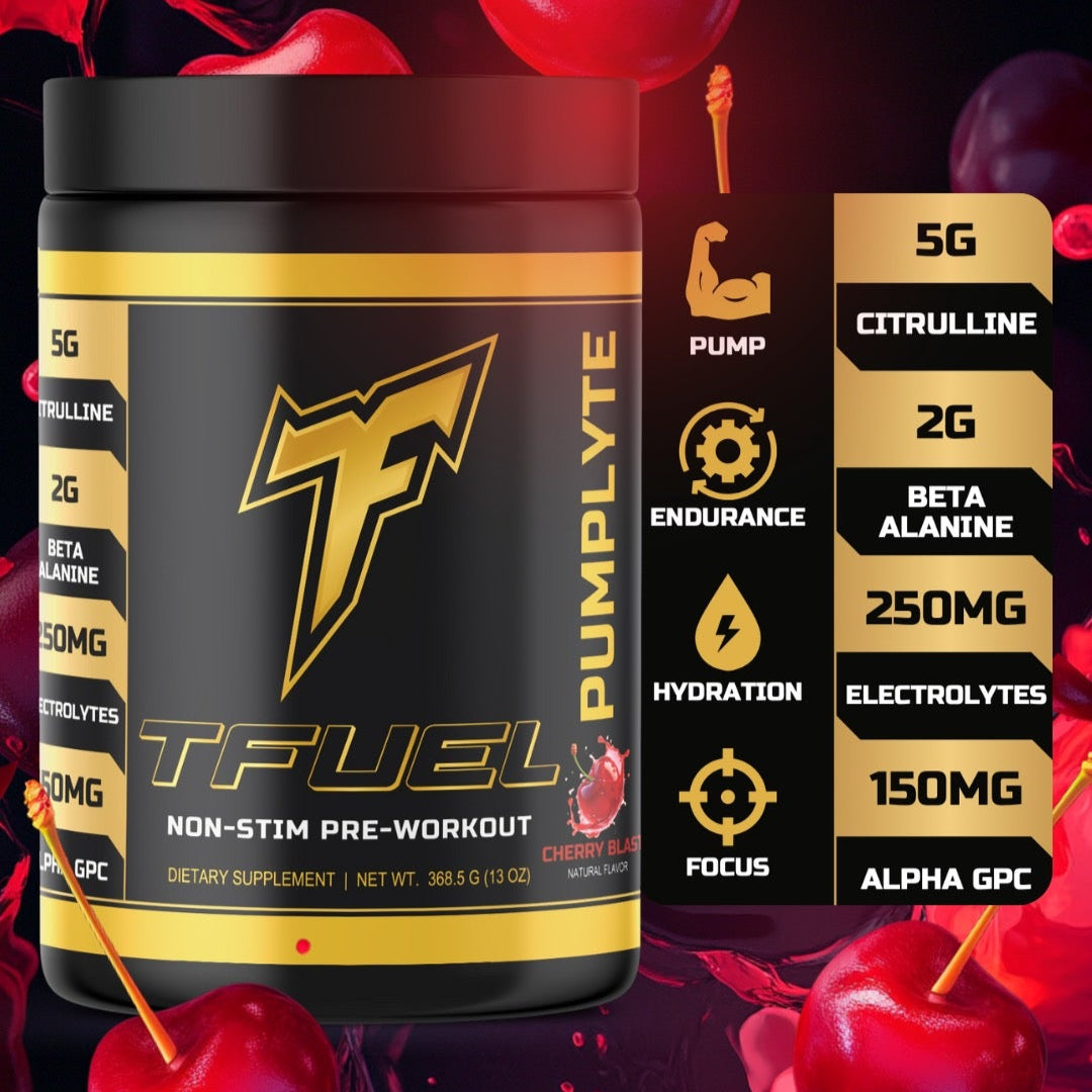 TFUEL - Pumplyte - Non-Stim Pre-Workout - Benefits