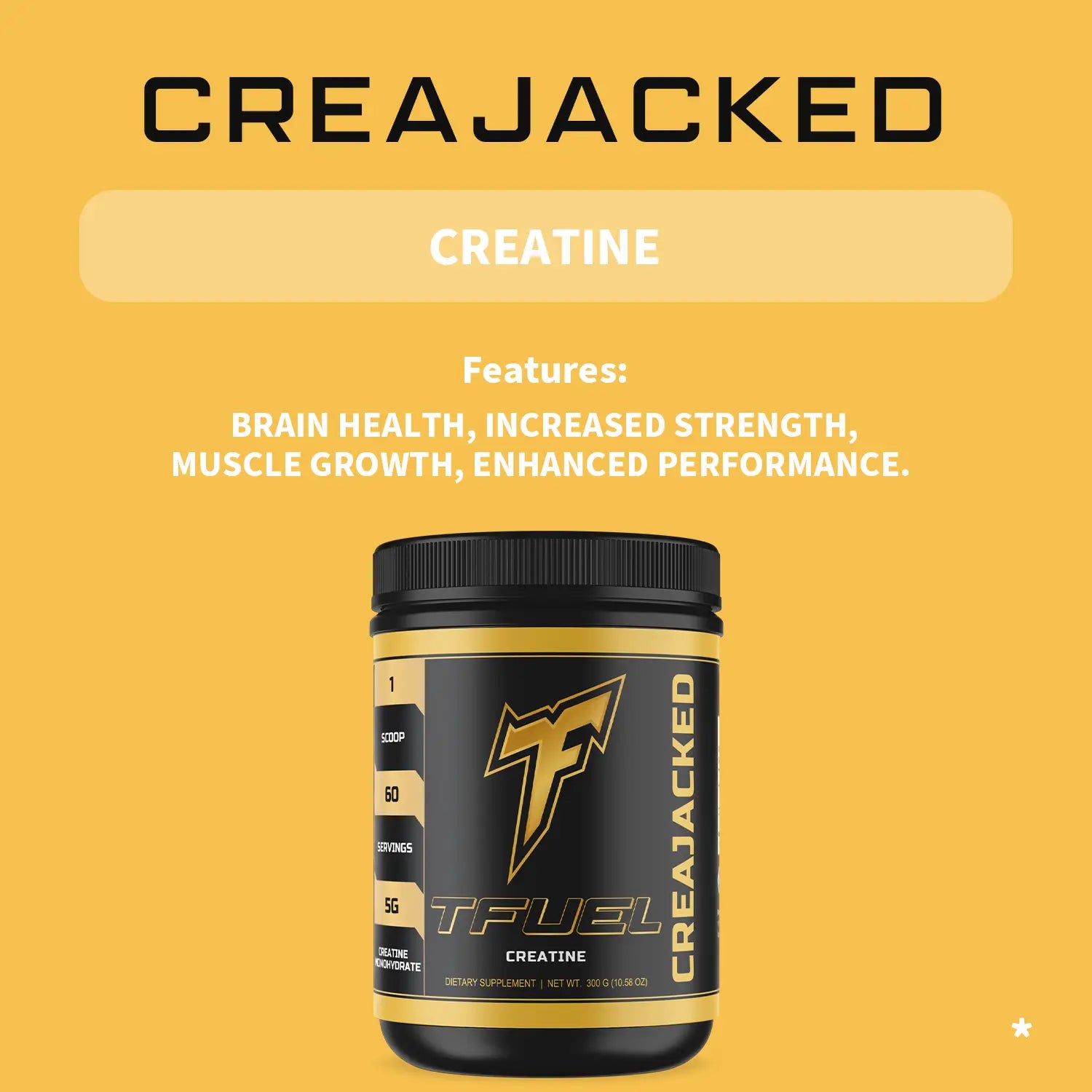 TFUEL - Creajacked Creatine - Features