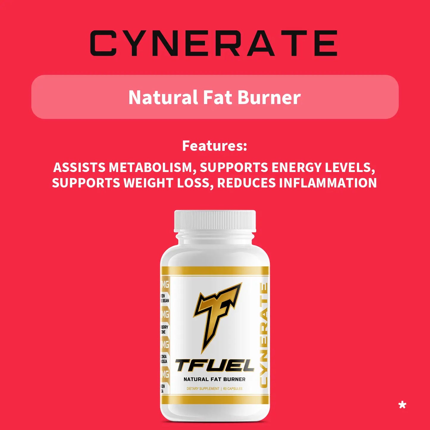 TFUEL - Cynerate - Natural Fat Burner - Features