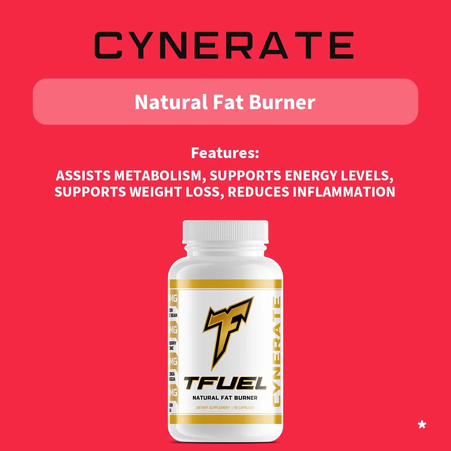 TFUEL - Cynerate - Natural Fat Burner - Features
